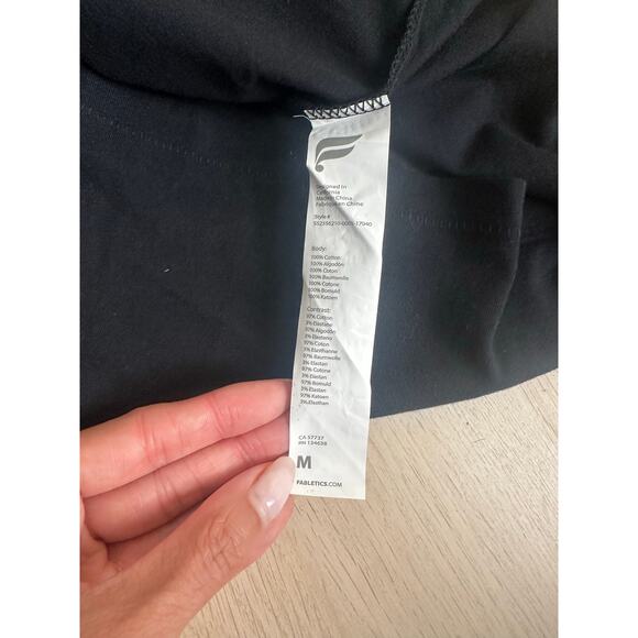 Fabletics x S.W. Smiley Cotton T-Shirt - Size M - New - Picture 10 of 11